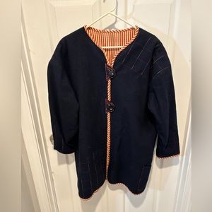 Vintage Wool 2-Button Coat